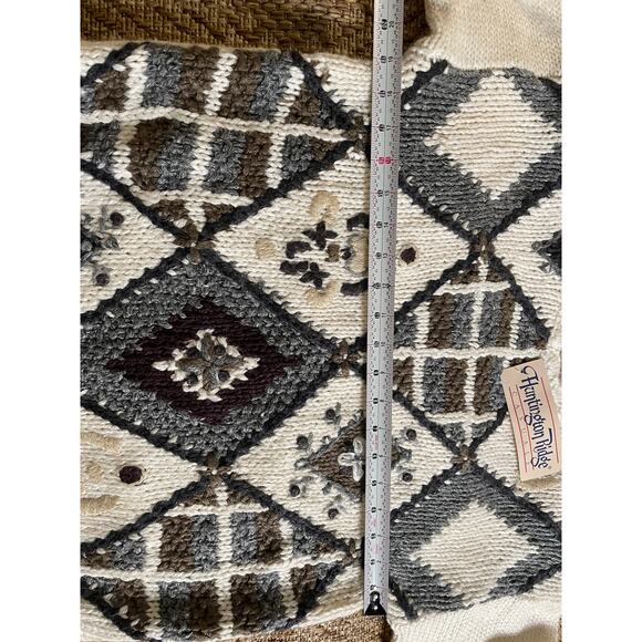 Vtg. Dead Stock Huntington Ridge Hand Knitted Sweater Size Small - Picture 5 of 7